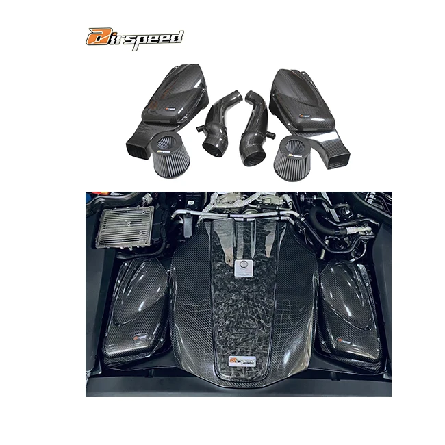 Airspeed Auto Engine Systems 100% Dry Carbon Fiber Cold Air Intake System for     GT GTR GTC M178 4.0T