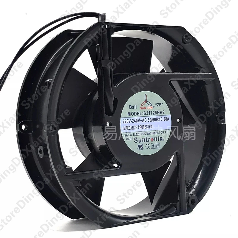 

D+FOR SANJUN SJ1725HA2 AC220V-240V 0.28A 17251 Axial Cooling Fan 1PCS