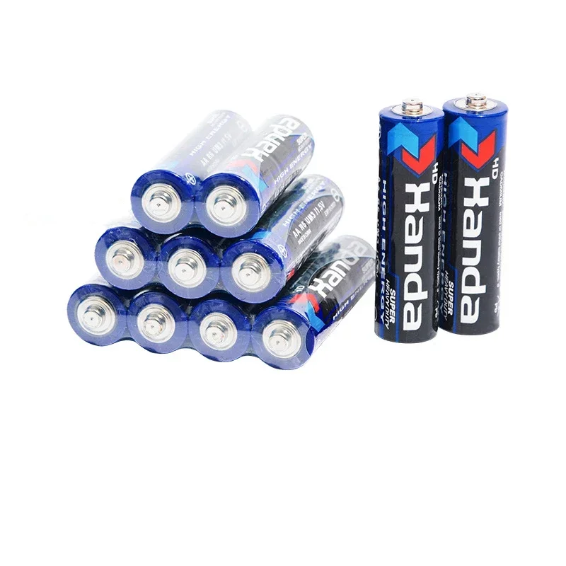 60pieces AA 1.5V Disposable Carbon Zinc Manganese Dry Battery 90mAh Suitable for Flashlight Shaver Electric Toy Wireless Mouse