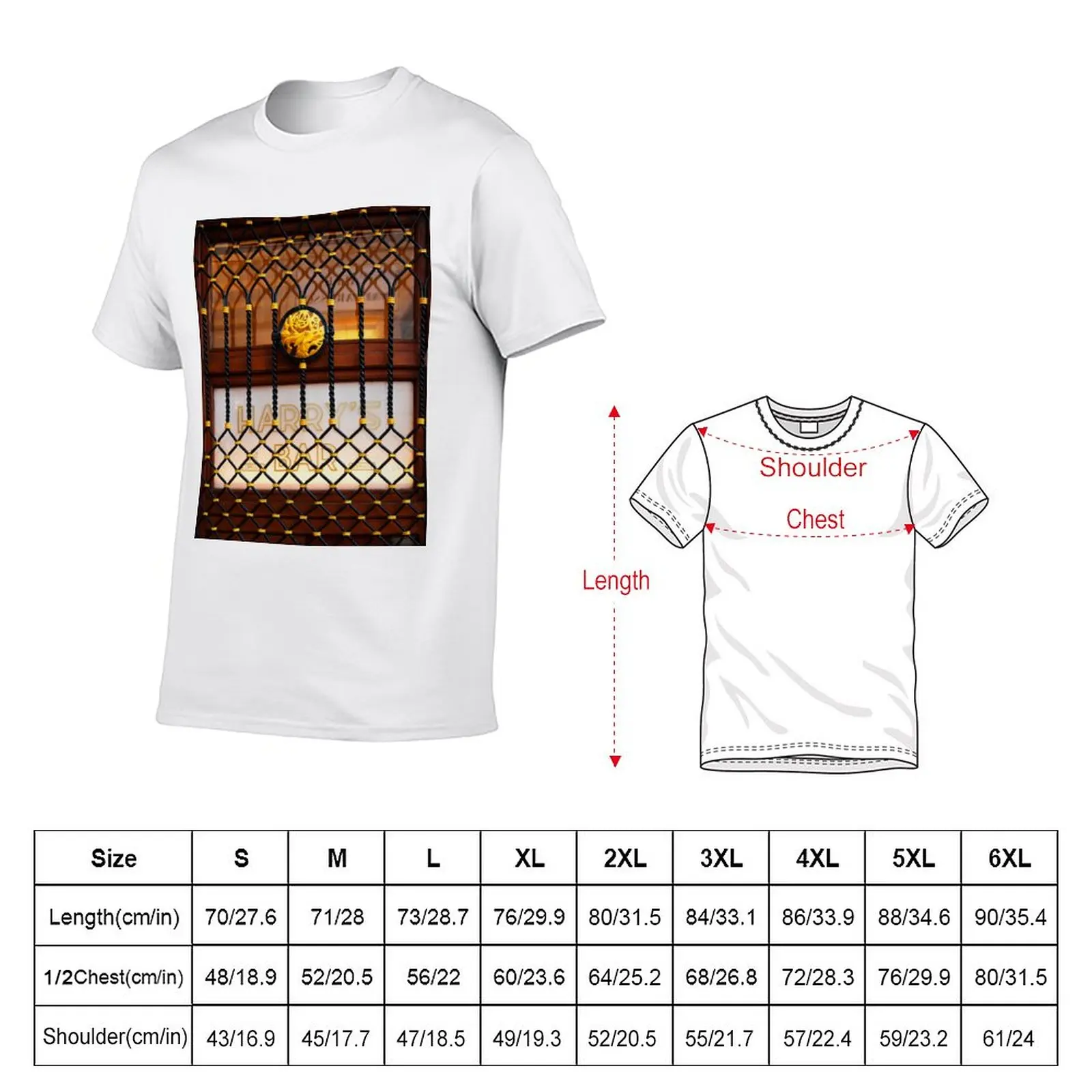 New Harrys Bar Venice T-Shirt vintage t shirt Blouse custom t shirts mens funny t shirts