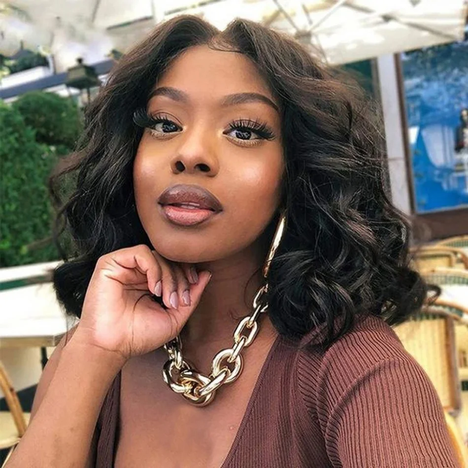 

Bob Wig Human Hair 13x4 Lace Front Wigs Human Hair Pre Plucked Body WaveWigs Human Hair Hd Lace Frontal Short Bob Wig