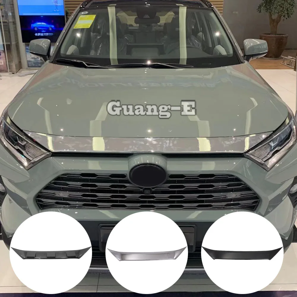 

For Toyota RAV4 2019 2020 2021 2022 2023 Car Styling Protection Trim Front Head Engine Grid Grill Grille Panel Stick Frame 1PCs