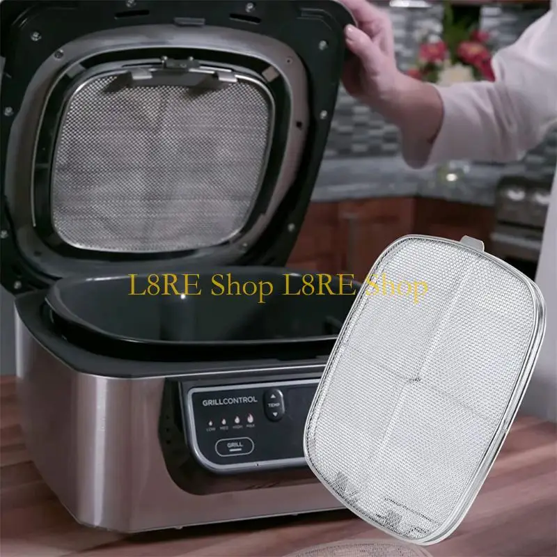 L8RE Stainless Steel Splatter Replacement Anti-Splash Mesh Screen for AG300, AG300C, AG301 Air Fryer Accessories