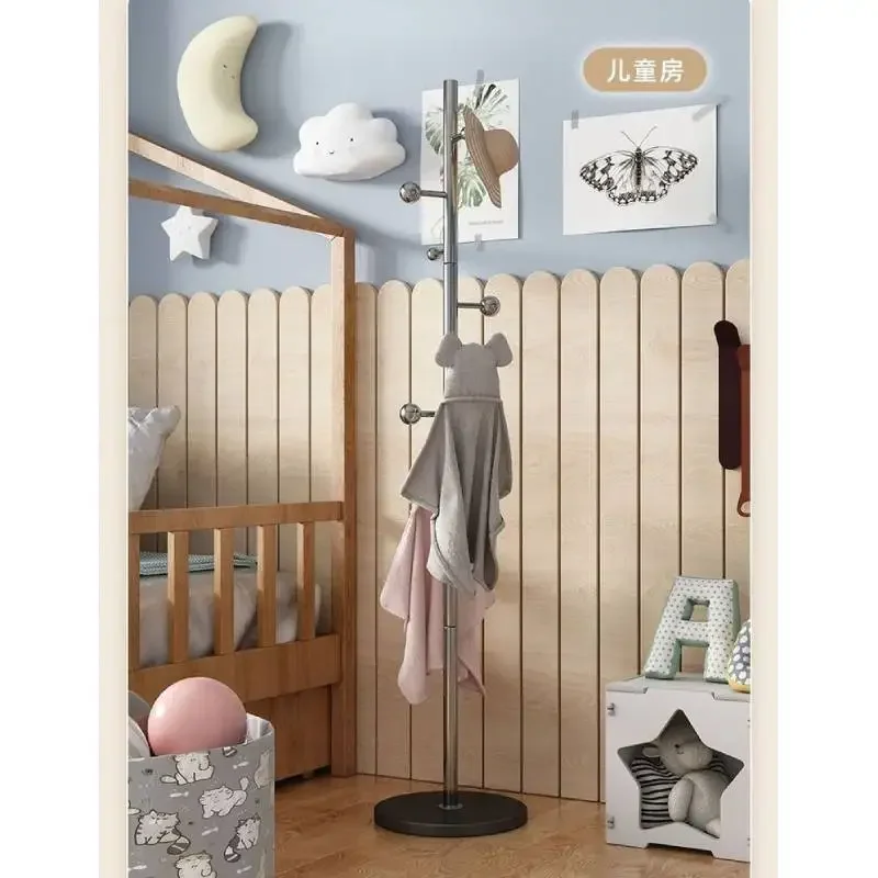 

Marble Coat Rack Stainless Steel Simple Clothes Racks Home Vertical Drying Rack Floor Hanging Hanger Furniture Perchero De Pie