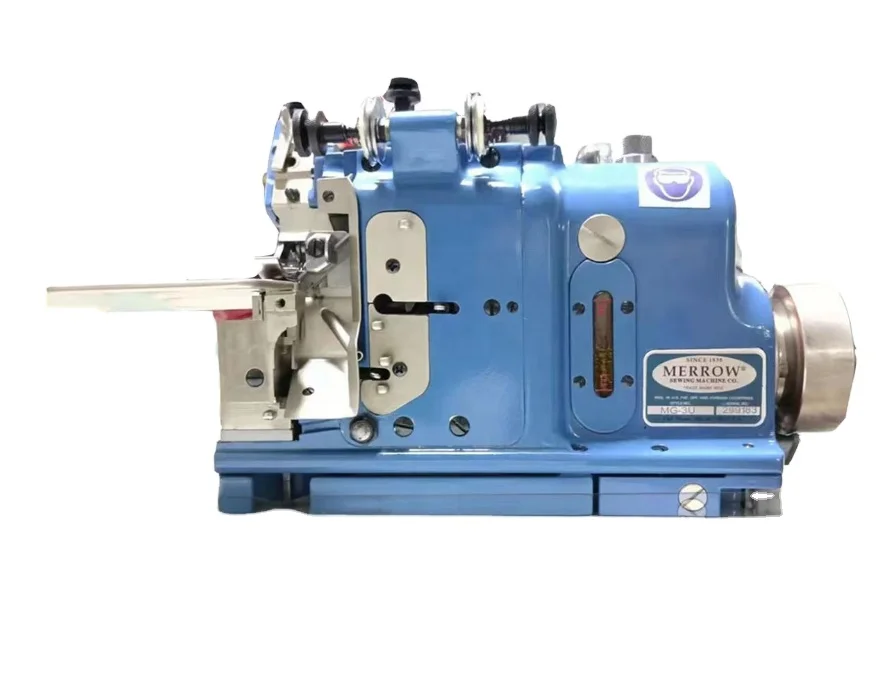 Merrow American Brand Sewing Machine Epaulet 3 Thread Overlock Sewing Machine With Table and Motor