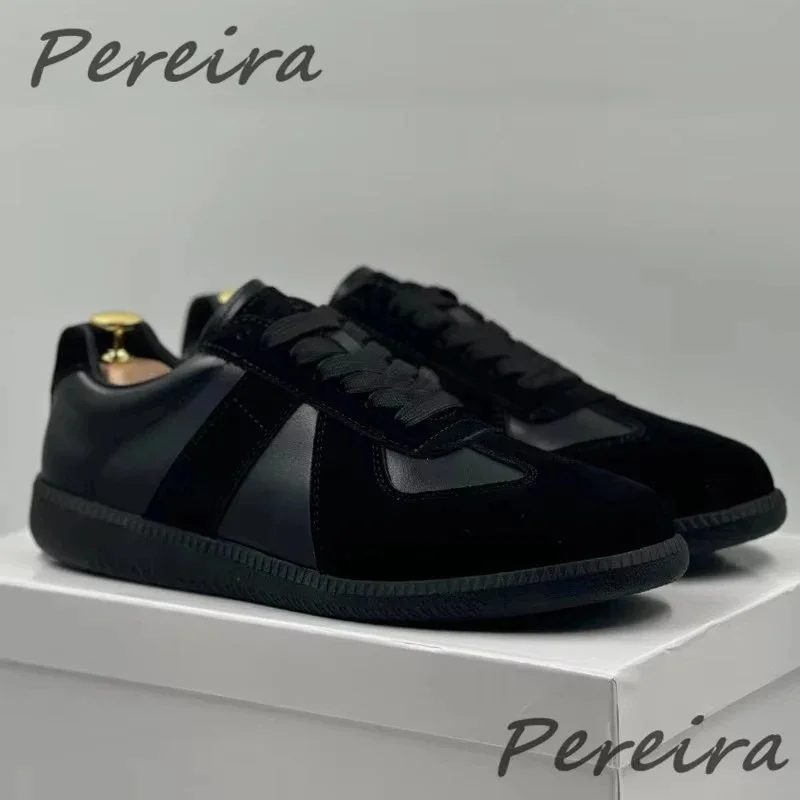 Couple Walking Shoes Fashion Chunky Sneakers for Men Women Comfort Leather Trainers Cushioned Casual Sports Shoes