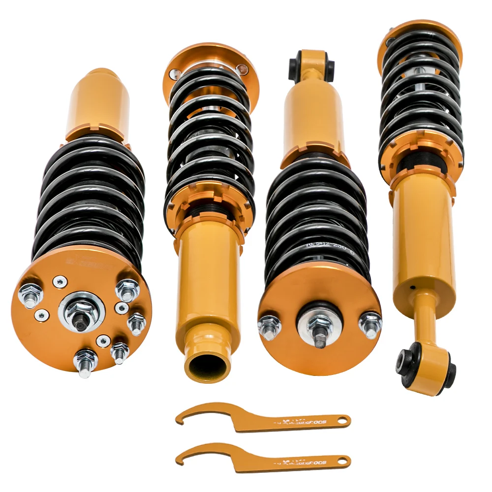 Maxpeedingrods Height Adjustable Coilover Shock Struts for Honda Accord VII Coupe CM7 CM8 Sedan CM4 CM5 CM6
