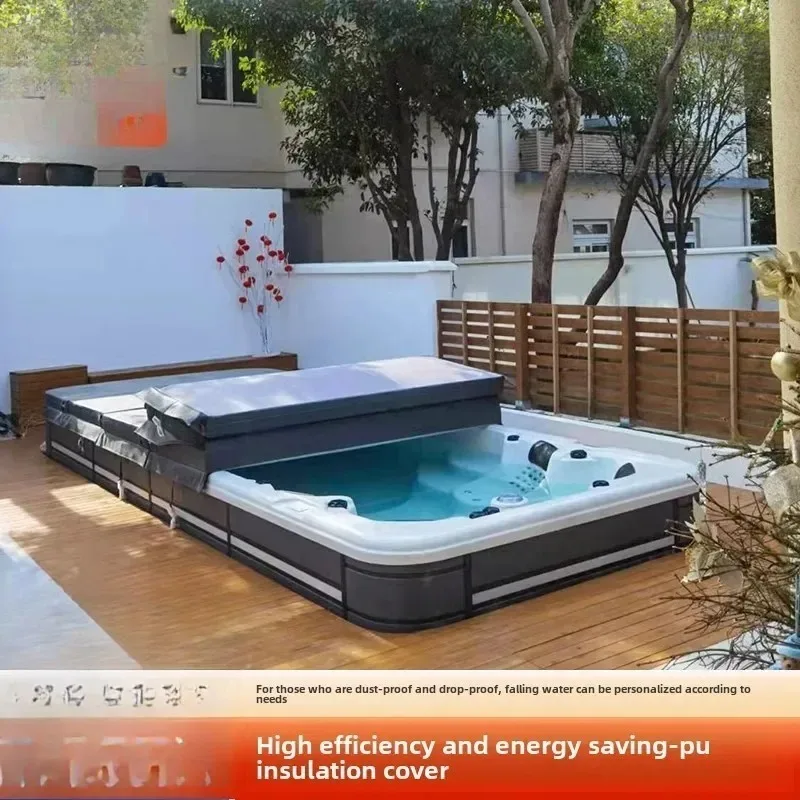 CustoHot spring thermal insulation cover Customized infinity swimming pool Outdoor thermal insulation film Spa bubble pool cover