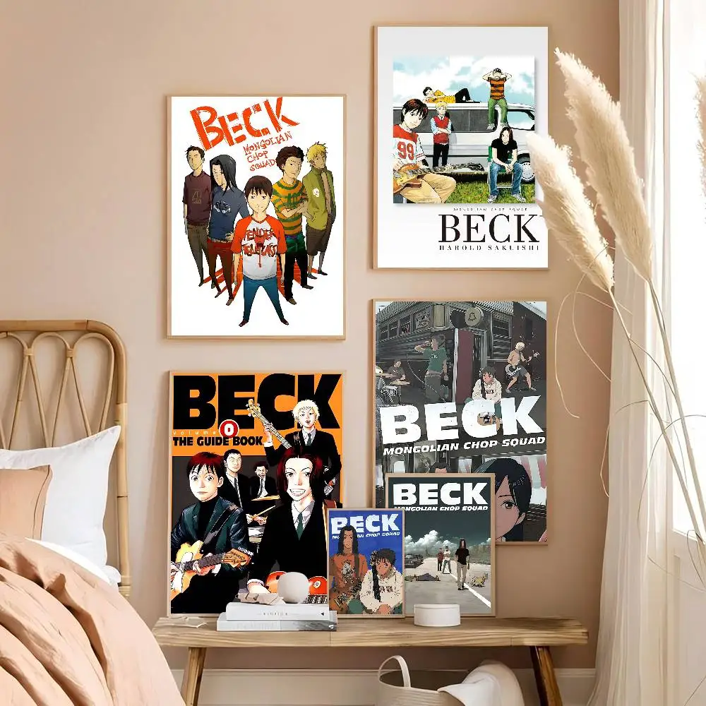 Anime B-BECK M-Mongolian Chop Squad Classic Vintage Posters HD Quality Wall Art Retro Posters for Home Room Wall Decor
