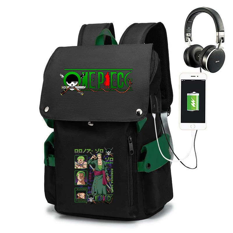 one-piece-zoro-print-school-backpack-large-capacity-casual-daypack-travel-bag-for-kids-teens