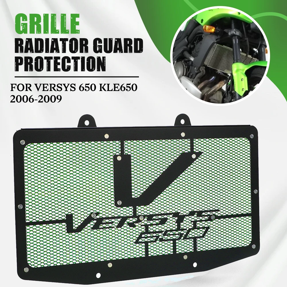 

FOR KAWASAKI Versys 650 KLE650/ABS 2006 2007 2008 2009 Motorcycle Radiator Protective Cover Guard Grille Water Tank Protector