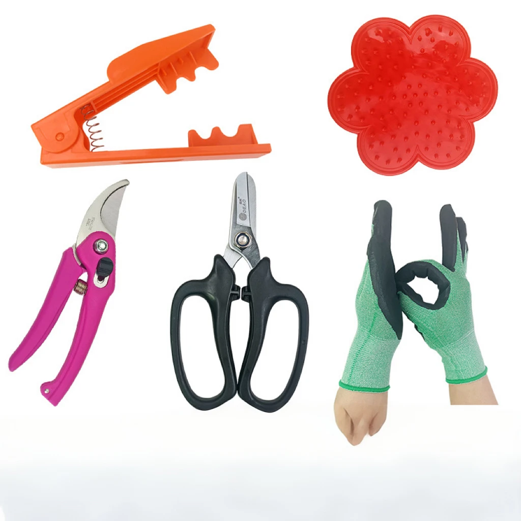 5-piece Plastic Thorn Pliers Rose Thorn Remover Rose Thorn Removal Clip Flower Thorn Removal Tool