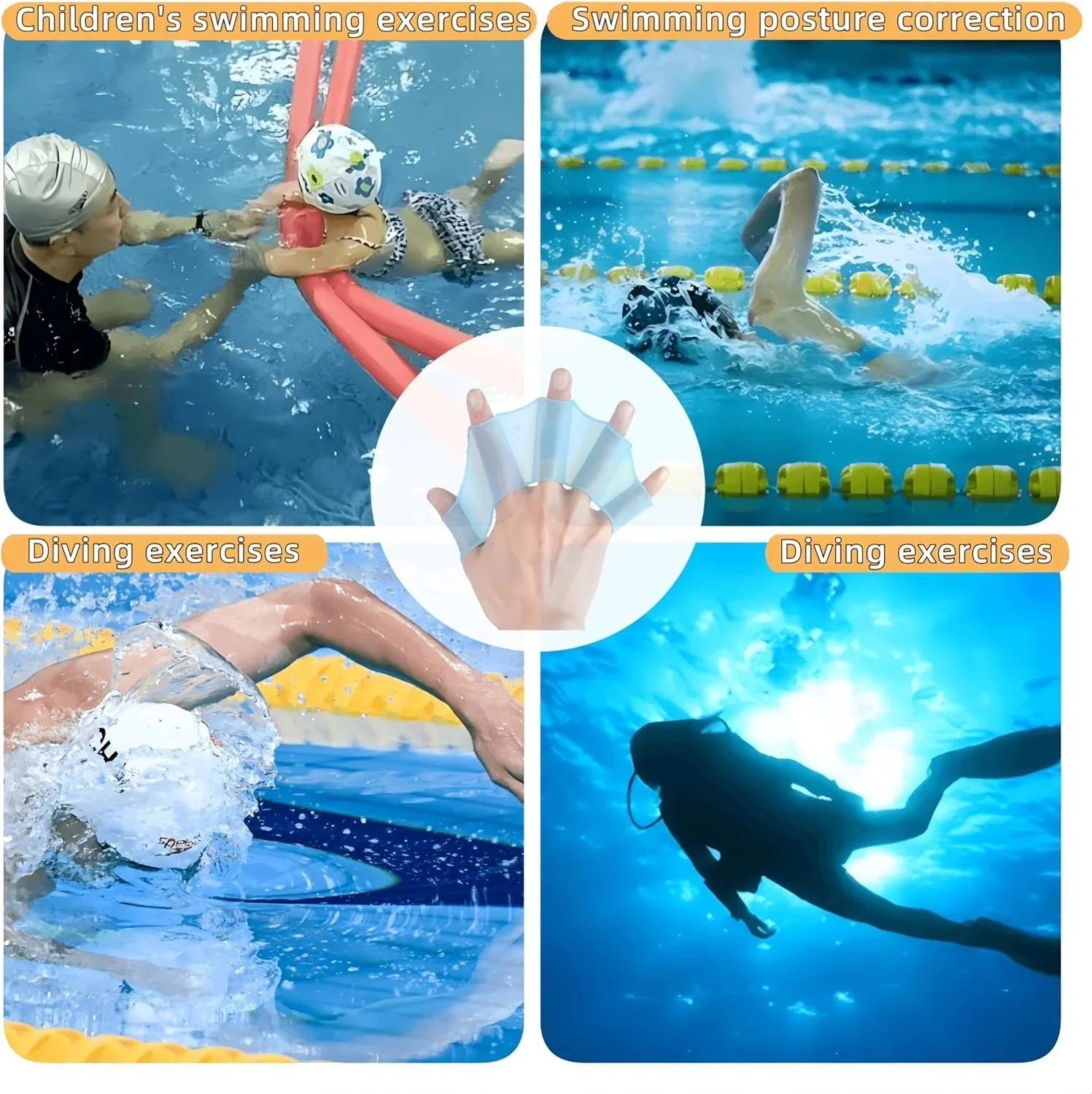 Silicone Swimming Fins Flipper - Sports Equipment 5 Years Old 评论和价格
