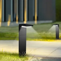 High Brightness Outdoor IP64 Waterproof LED Solar Garden Lights Adjustable Light Control Induction ABS+PC Lawn Lamps 2000mAh