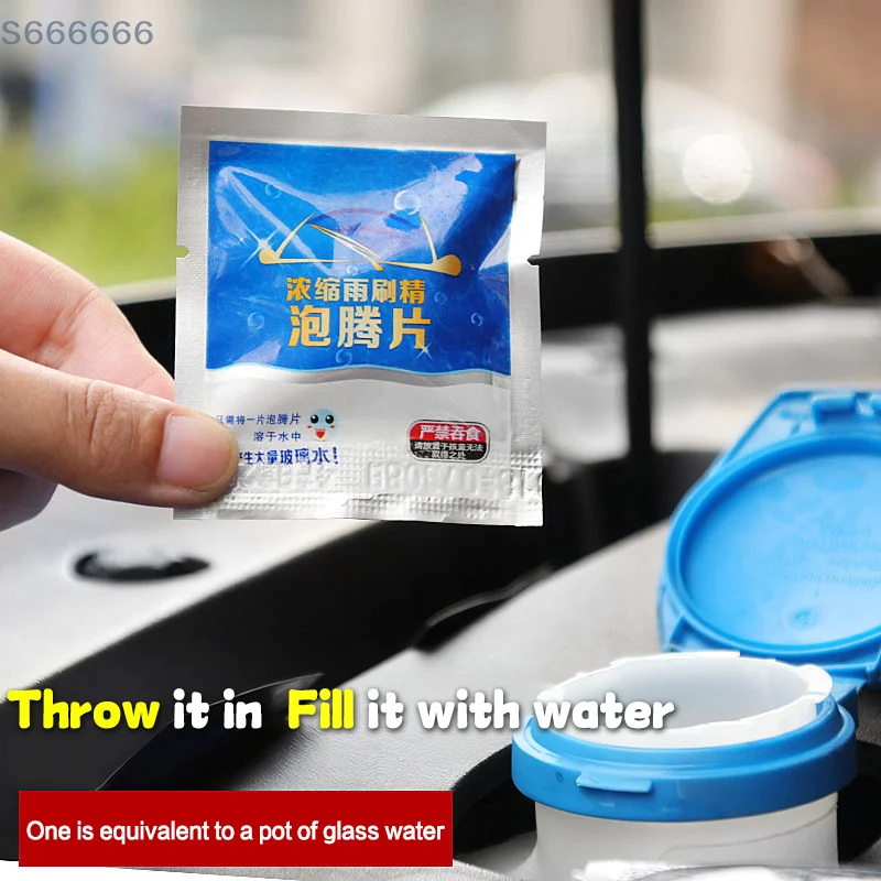 프리미엄 20개입 자동차 유리창 와이퍼 클리너, 모든 유리에 효과적