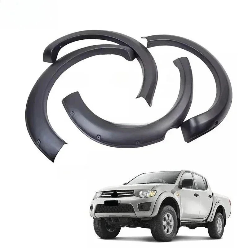 Modified With Nail Wheel Eyebrows Wide Body Fender Flares for Triton L200 Anti-scratch Wheel Arch