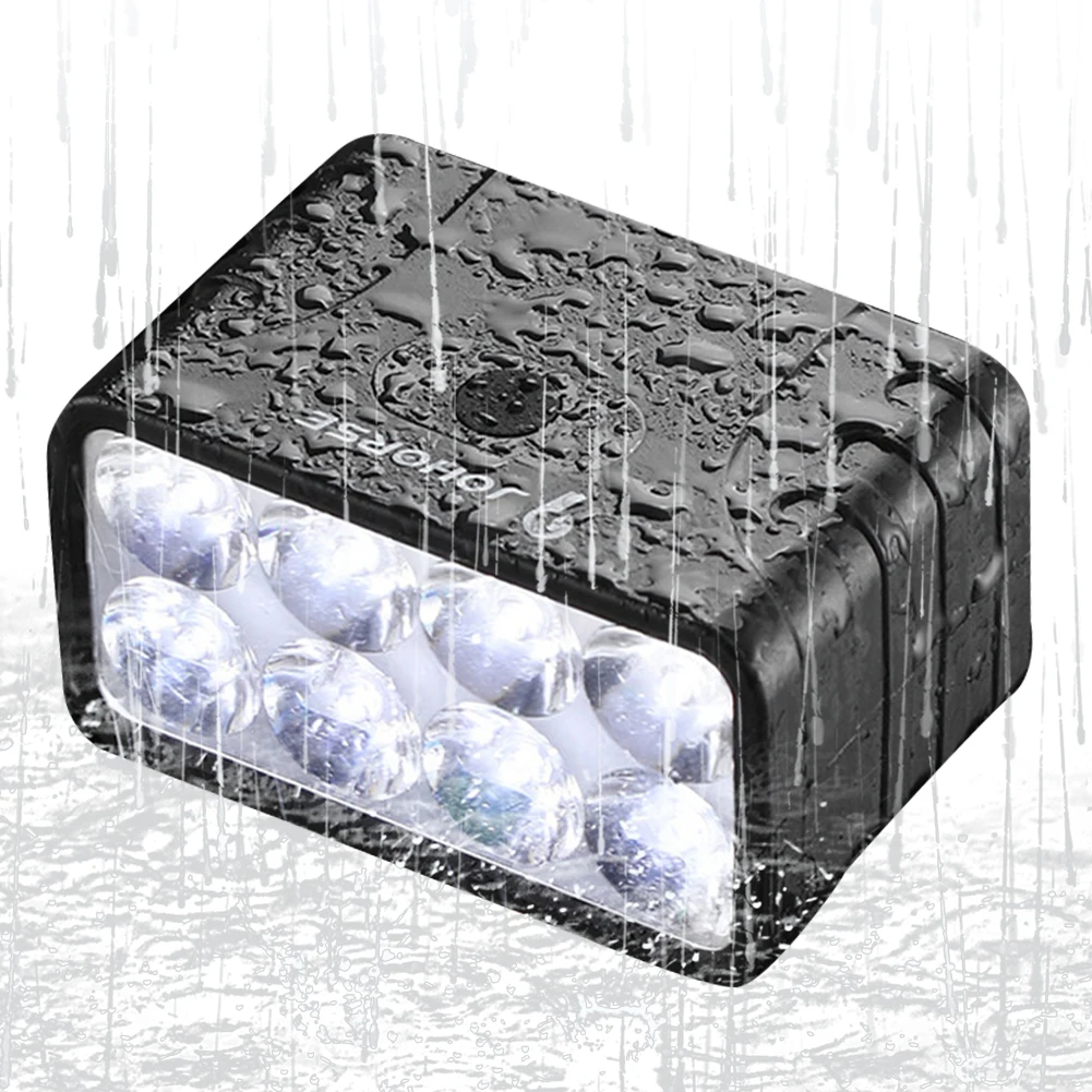 

8 LED Rechargeable Bike Light with Horn MTB Bicycle Head Lights Cycling Bike Safety Lamp for Night Riding