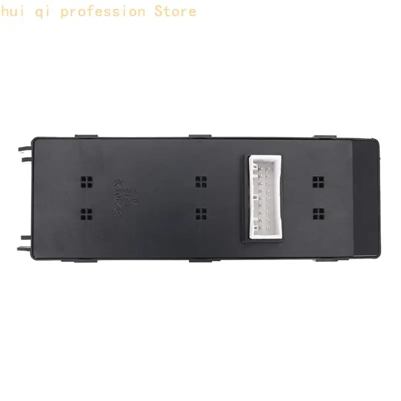 Auto-elektrische Fenster-Knopf-Panel-Baugruppe, Glasheber-Steuerschalter für Reparatur auf der Fahrerseite, schwarz-silbernes – Detail 5