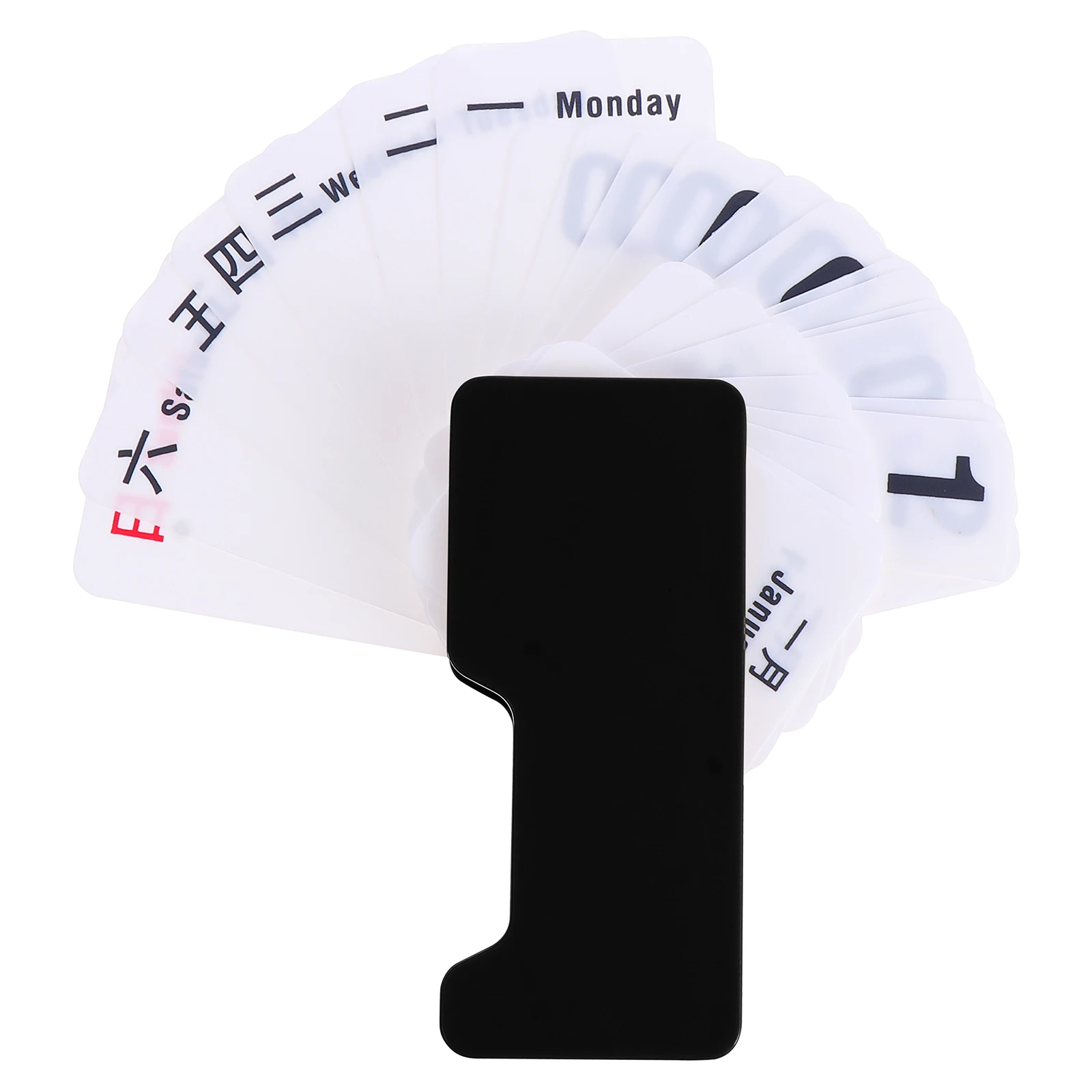 

Creative Nordic Style Plastic Perpetual Calendar Manual Page Turning Desktop Calendar For Home Decor Block Large Mini 2021