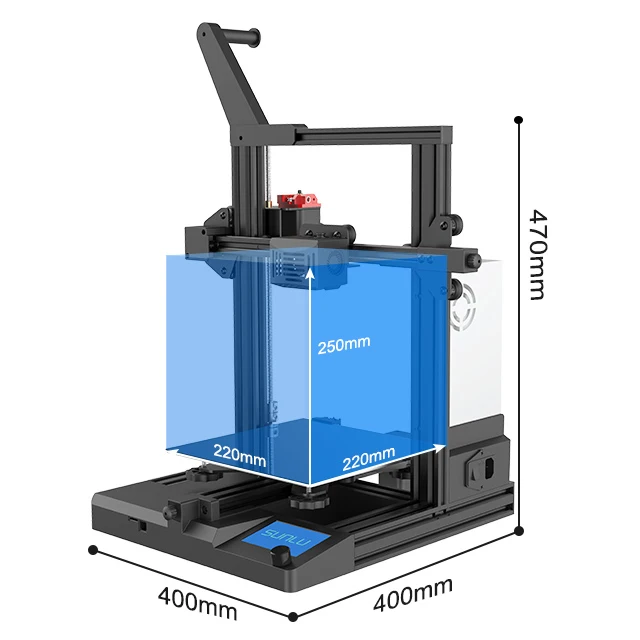 

SUNLU Terminator-3 3D printer High-precision printing 3D printer filament Automatic leveling Plug detection printer 3D