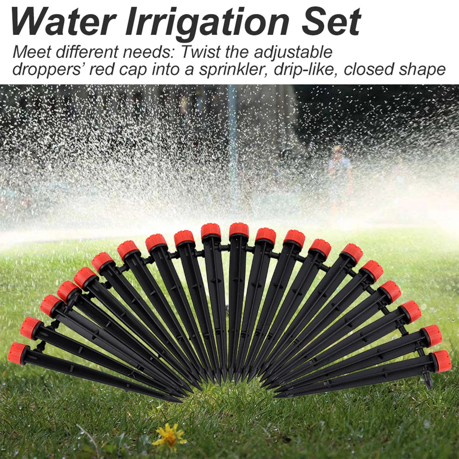 25 Meter Water Irrigation Set Ground Insertion Dropper Watering Auto System Tool Flowers Plants Flowers Auto Irrigation Tool