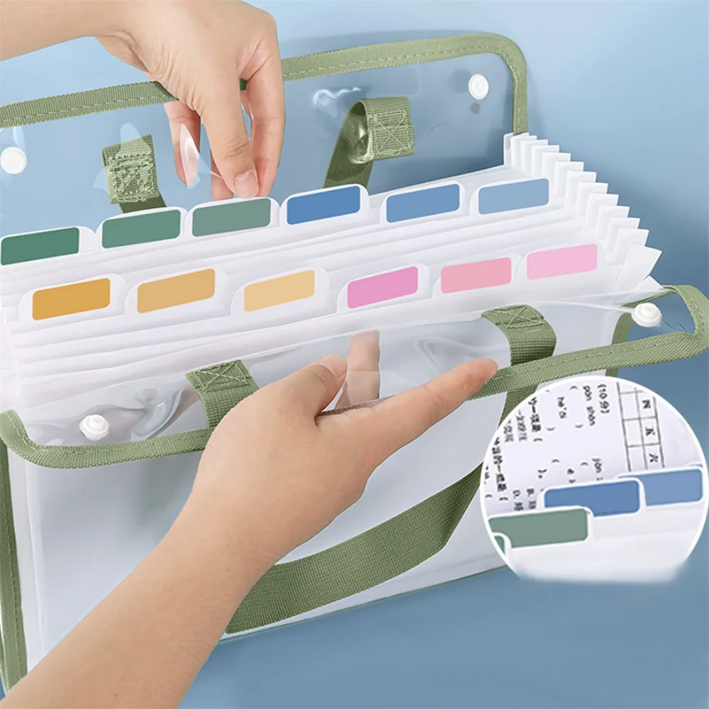 

Ручная папка с несколькими карманами, органайзер для папок, канцелярские товары, ручная портативная папка для хранения документов, домашняя организация