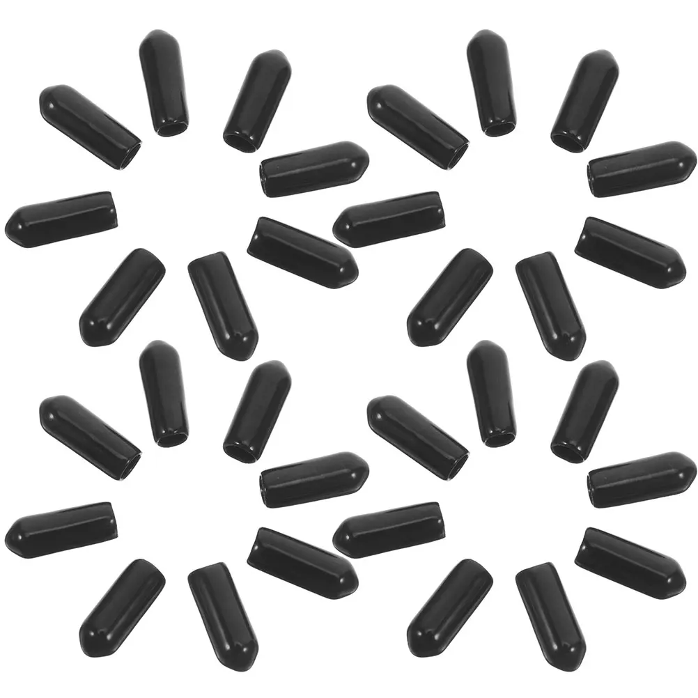 

300 Pcs Insulation Sleeves PVC Protector Caps Bolt Connector Covers Wire Safety Threaded Tube Protectors Screw Protective Home