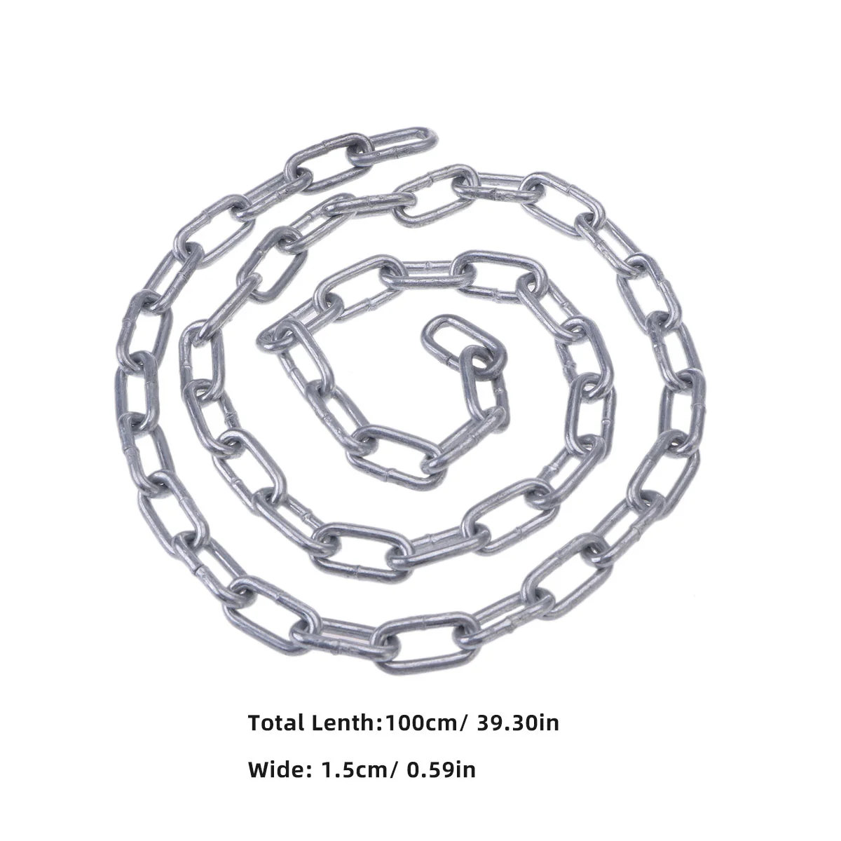 1 Meter 4MM Diameter Iron Chain Metal Coil Chain Utility Chain link chain link iron chain