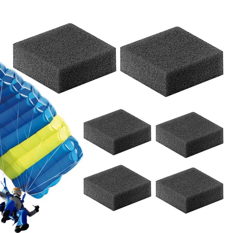 Action Camera Windproof Sponge 6pcs Windshield Windproof Video Muffler Audio Windproof Sponge Protection Video Muffler For