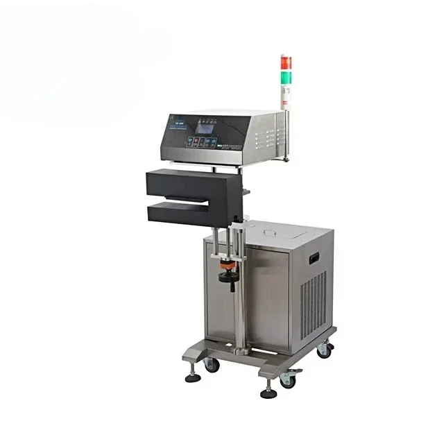 Plastic or Glass Bottles Aluminum Foil Film Induction Continuous Sealing Machine