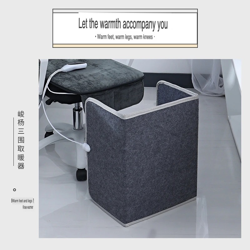 ذكي قابل للتعديل وسادة دافئة دافئة ثلاثة محيط جهاز تدفئة القدمين مكتب تدفئة الساق حصيرة ساخنة سخانات المنزل تحت الطاولة