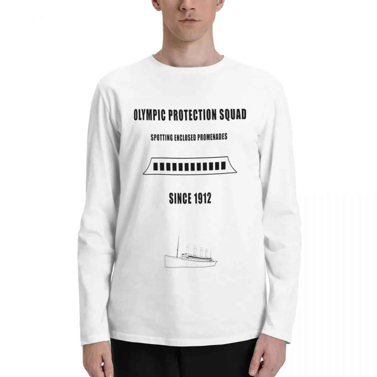 

RMS_Olympic_Protection Stylish and Comfortable Men's Long Sleeve T-Shirt - Ideal for Every Season and Daily Wear