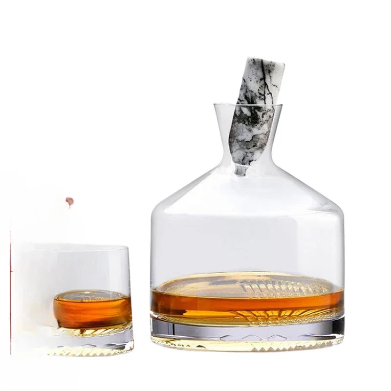 

Crystal glass whiskey glass beer glass bottle bottle bottle set household foreign wine cup