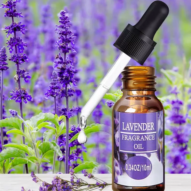 10ml Aromatherapy Essential Oil Natural Aromatic Vegetable Oil Humidifier Water Soluble Lavender Indoor Hotel Purifying Air