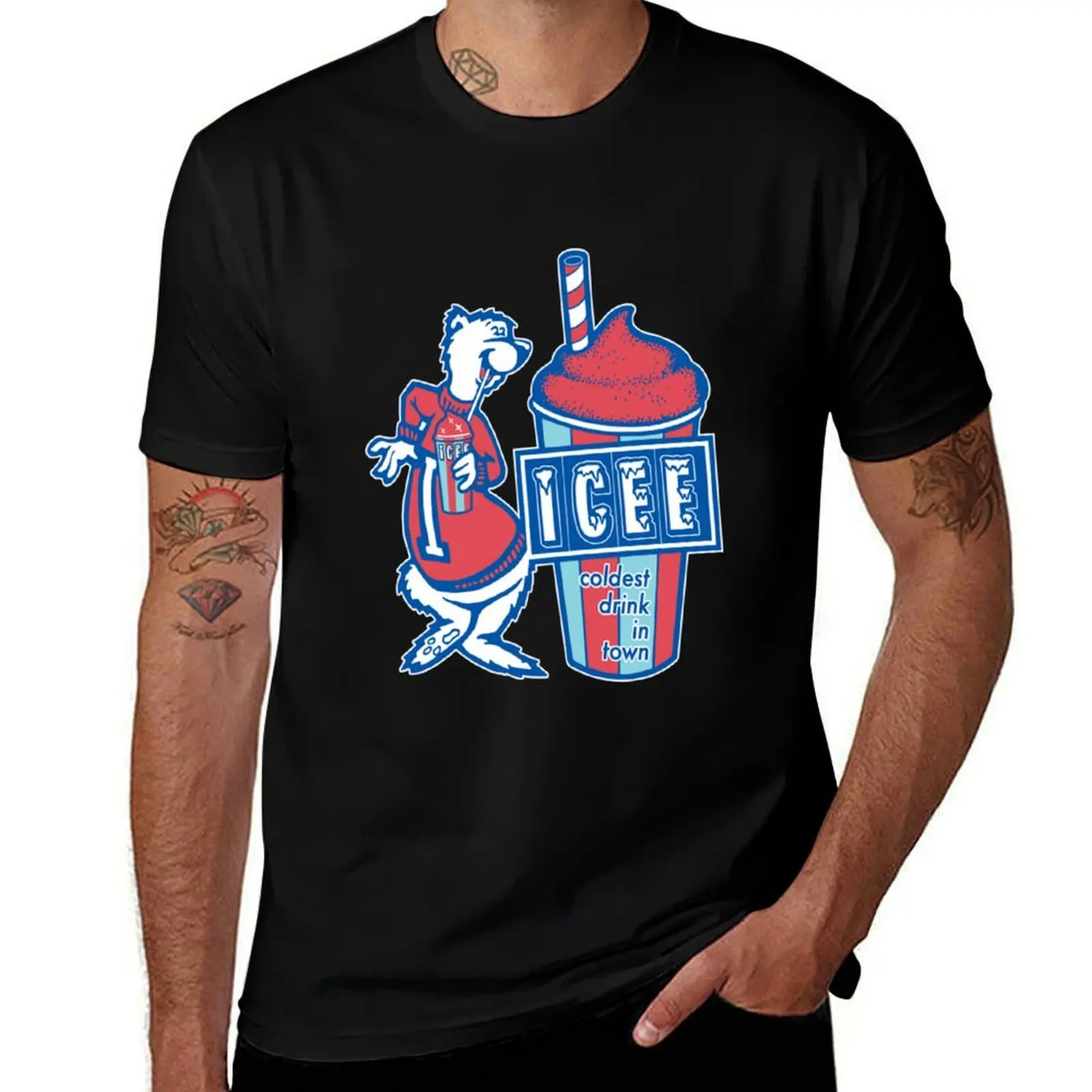 

Icee T-Shirt tops Man t-shirt aesthetic clothes vintage T-shirt men