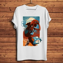 ed and ein Spike faye jet cowboy bebop funny anime T shirt Homme Men short sleeve breathable TShirt Streetwear Unisex Tee