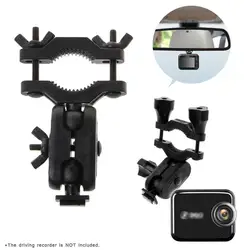 360 Degrees Rotating Car Rearview Mirror Driving Recorder Bracket Holder for Cam DVR Camera DVRs Mount Bracket for 360 J501C