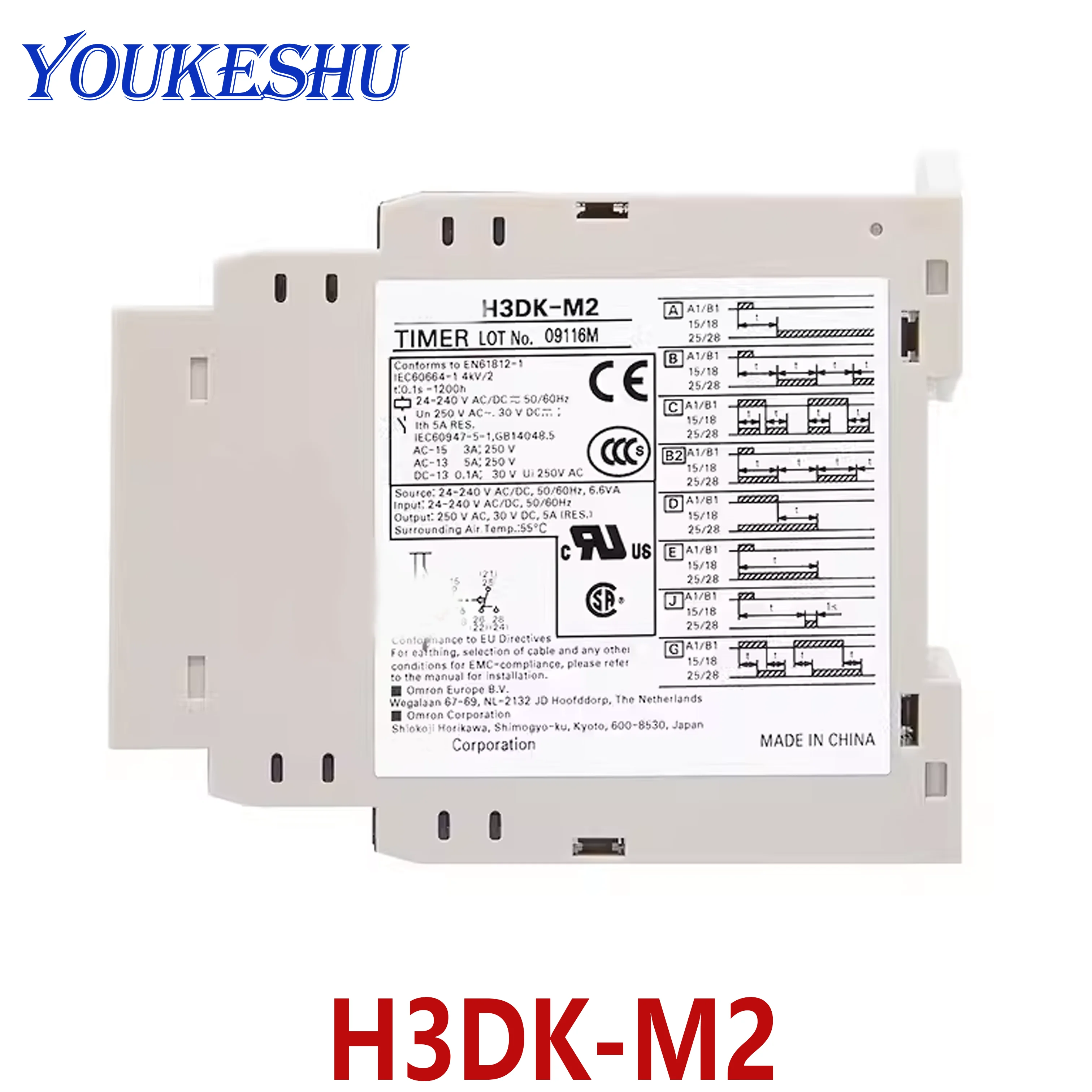 

New Original Genuine Time Relay H3DK-M2-688 New H3DK-M2