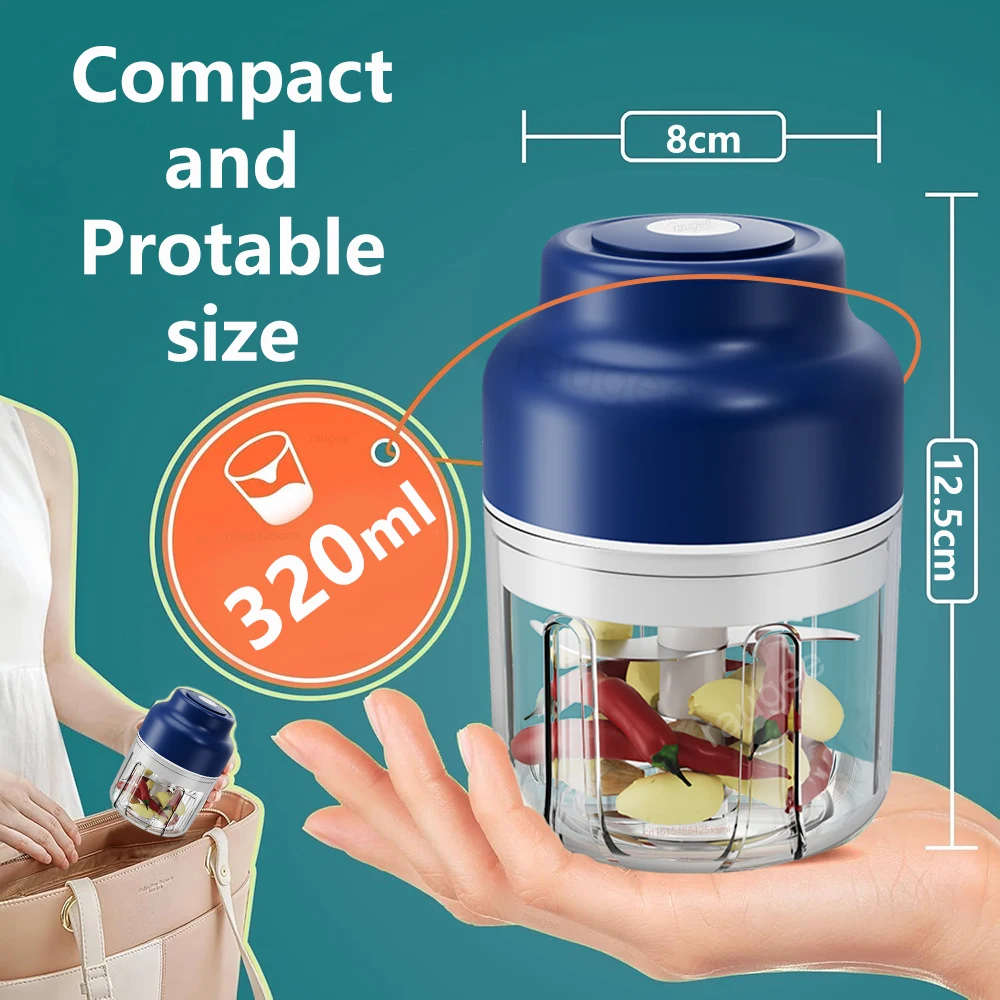 Portable Electric Garlic Chopper 4