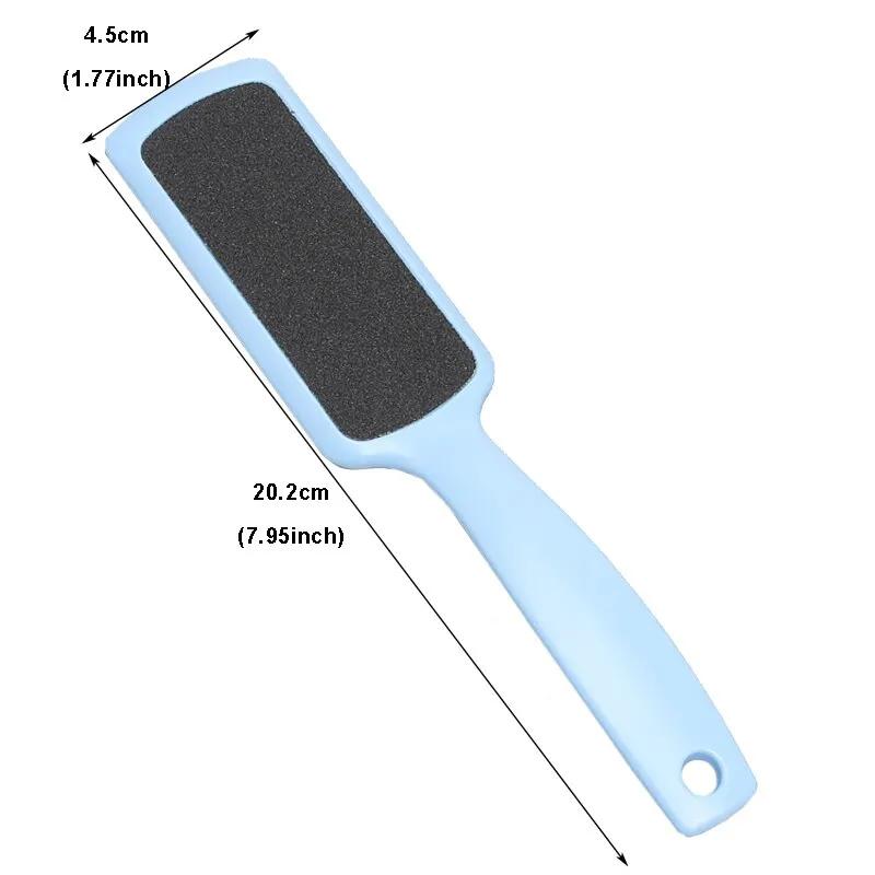 1 رفرفة قدم مزدوجة الوجهين مزيل جلد الكالس الميت لطحن القدمين العناية بالبشرة