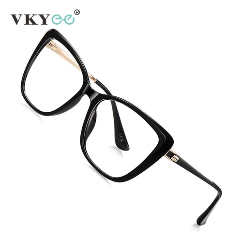VICKY, gafas de lectura clásicas simples con marco grande y diseño de mariposa, gafas de lectura antiluz azul para mujer, prescripción personalizable LS228
