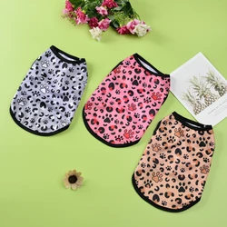 Leopard Print Cat Vest Clothes For Small Medium Dogs Summer Breathable Puppy Kitten Costume Sphynx Yorkies Chihuahua Pug Coat