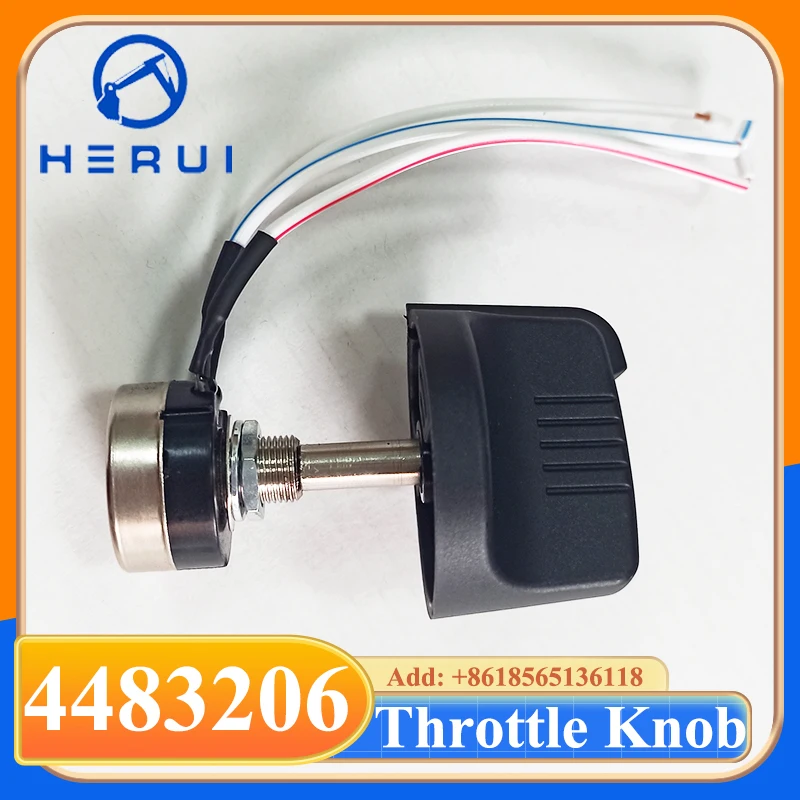 4482656 4483206 4483285 Throttle Knob For ZX110 ZX200 ZX225 ZX230 ZX240 ZX250 ZX330 ZX350 Excavator Fuel Dial