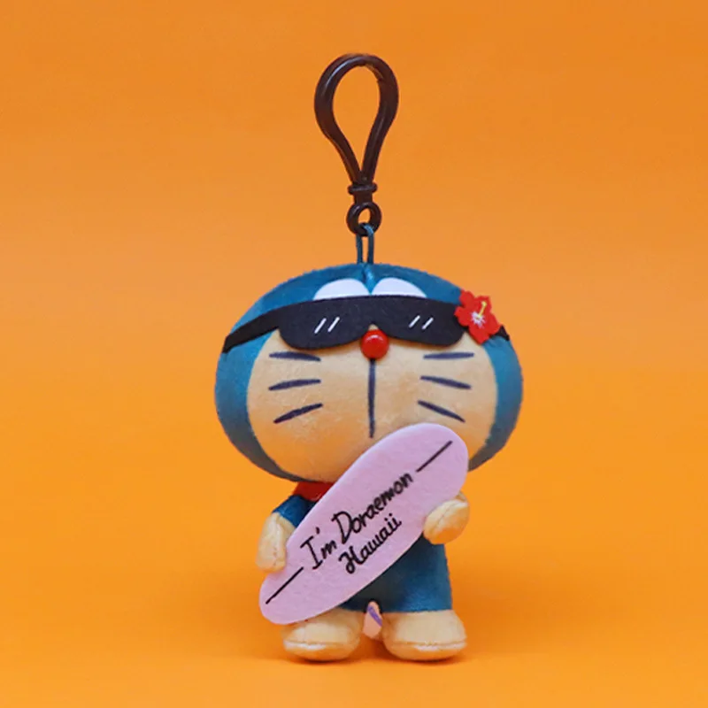 Doraemon llavero para niñas llaveros de dibujos animados lindo llavero Kawaii figuras de Anime muñeca colgante regalos de cumpleaños