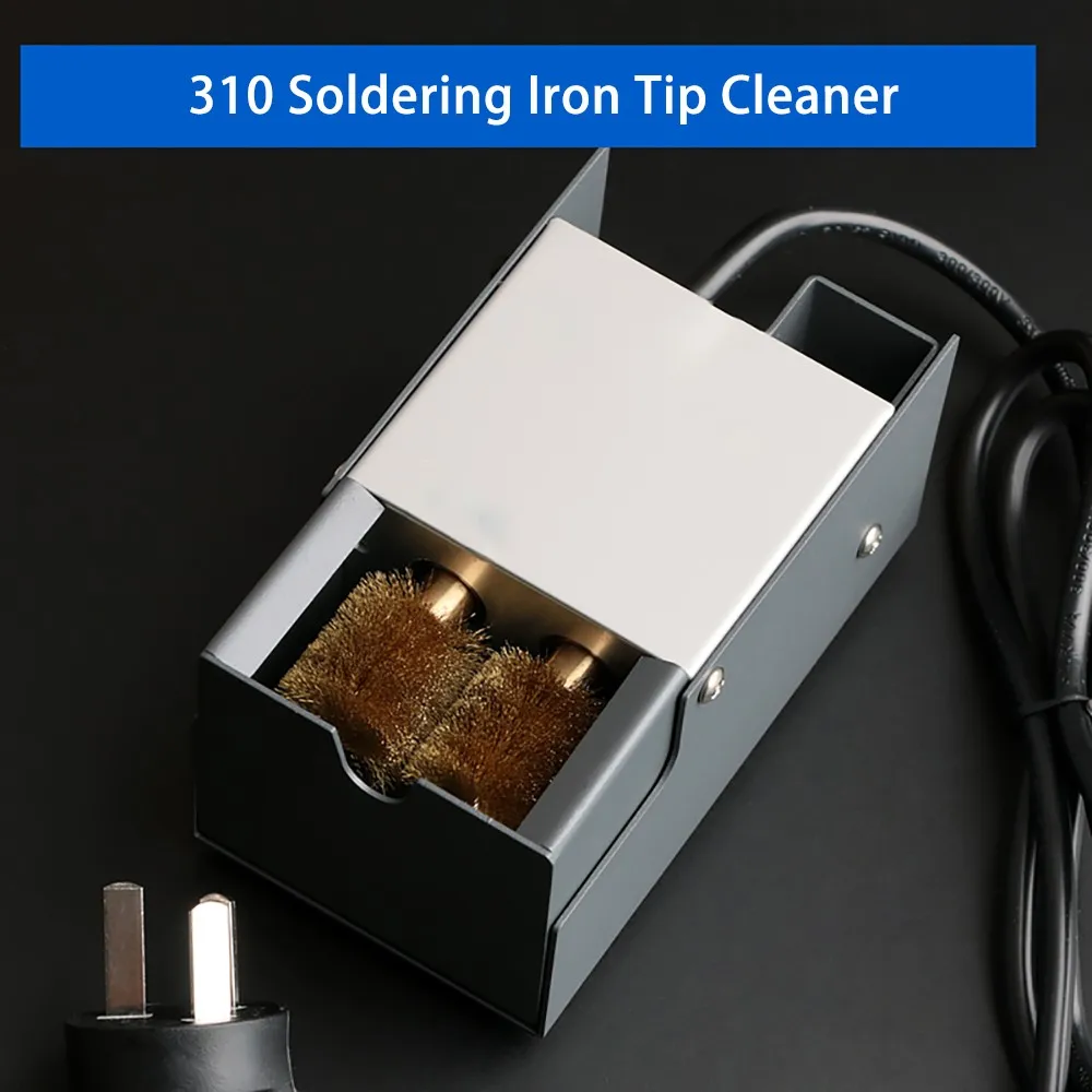 

2pcs soldering iron cleaning brush QUICK 310 soldering tip cleaning brush with copper brush to automatically remove oxides