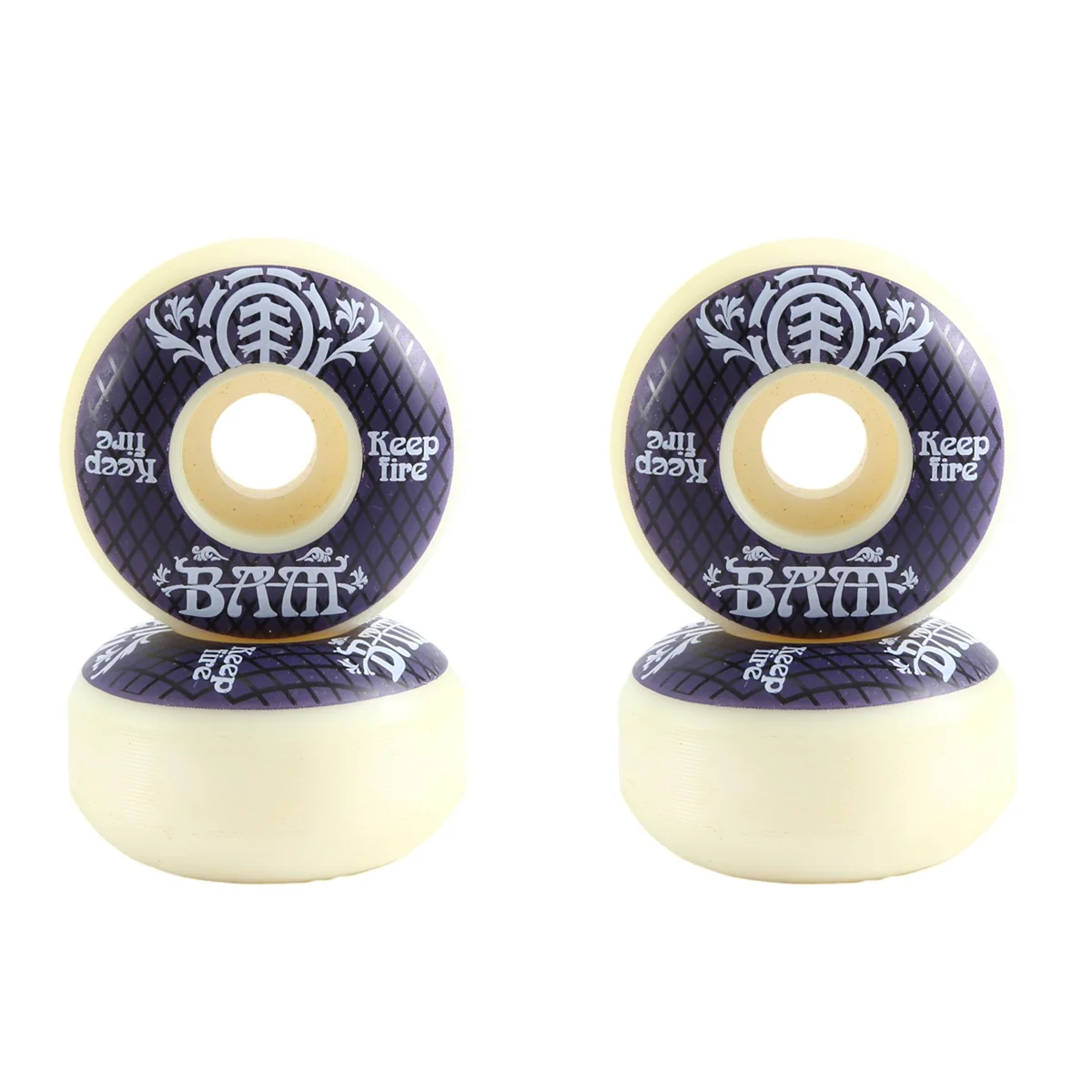 KEEPFIRE-ruedas para monopatín de 4 piezas, de 54mm, de PU, para Longboard Street, 85A