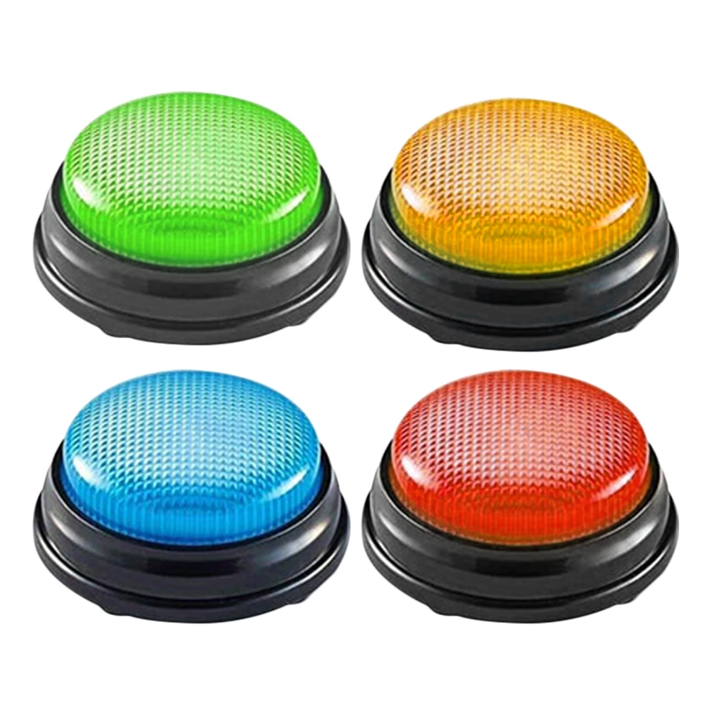 

4pcs Buzzer Buttons Kids Trivia Games Answer Buzzer With Sound Answer Button For Classroom Game Show Answer Buzzer Button