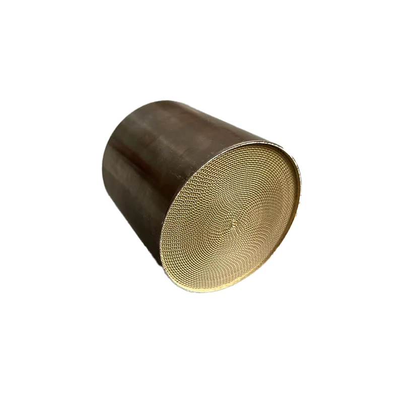 148×100mm Racing Metal Catalyst High Flow Metallic Honeycomb Sport Catalytic Converter for Performance Sports Car Exhaust