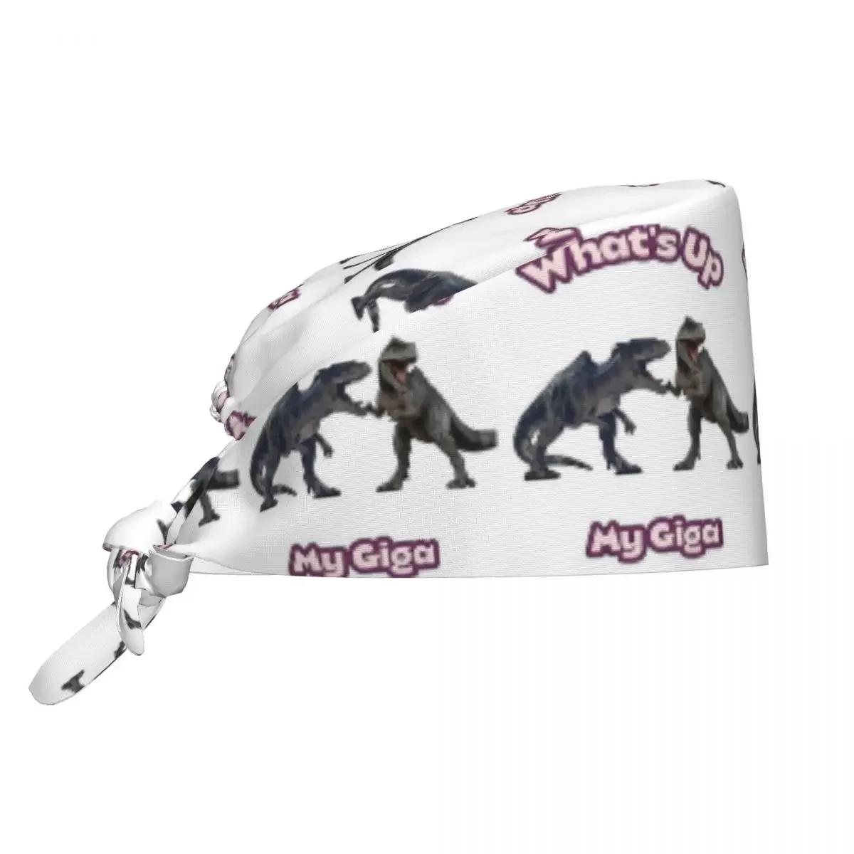 Casquette chirurgicale unisexe réglable Game Ark Survival Evolved What's Up My Giga Scrub Hat Doctor Working pour infirmières et dentistes