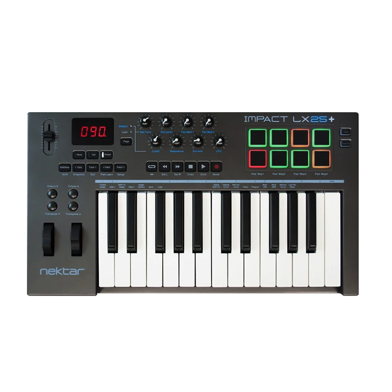Nektar LX25+ Arranger Keyboard LX GX Mini Multi-function Controller Portable Professional Arranger Midi Keyboard Music Creator